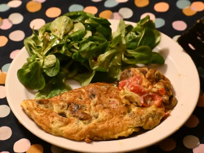 Servir à l'assiette avec un peu de salade verte !